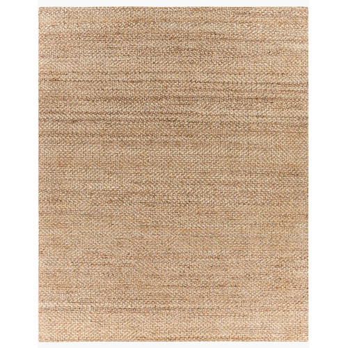 Durable, woven Curacao Taupe & Cream Jute Rug with natural charm.