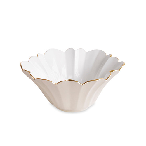 Encanto Avril Medium Bowl (Cream White) | Bone & Brass
