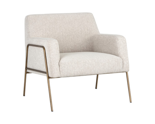 Cybil Dove Cream Lounge Chair