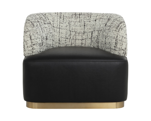 Brinda Swivel Bravo Black / Halton Birch Lounge Chair