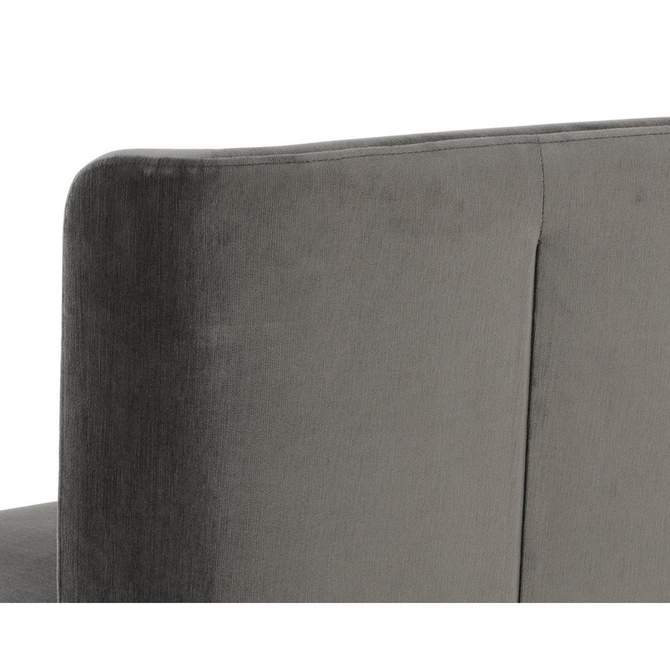 Amita Wheeled Piccolo Pebble Dining Chair, view 3