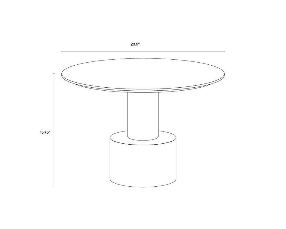 Monaco Gold - Grey Marble / Charcoal Grey Coffee Table