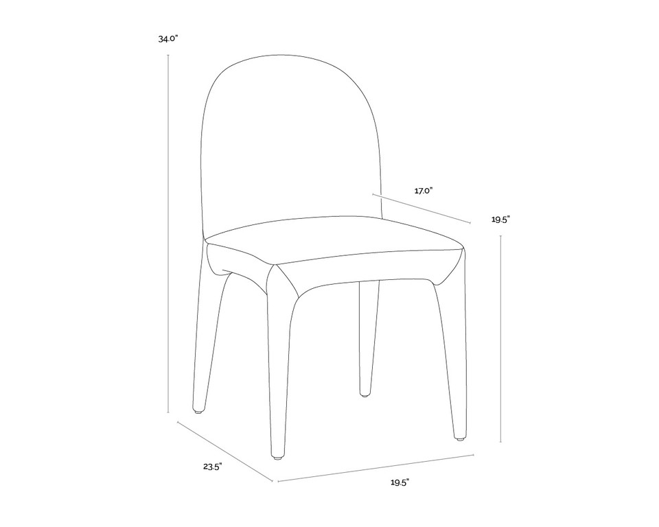 Tamina Santa Cruz Oatmeal Dining Chair