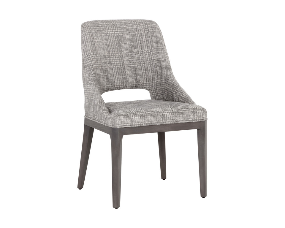Estrada Naya Check Light Grey Dining Chair