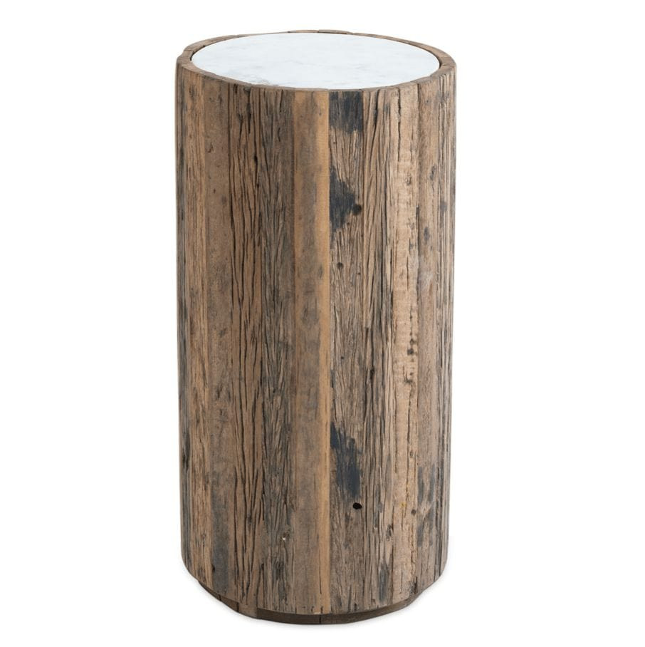 Eli Wood Side Table, view 3