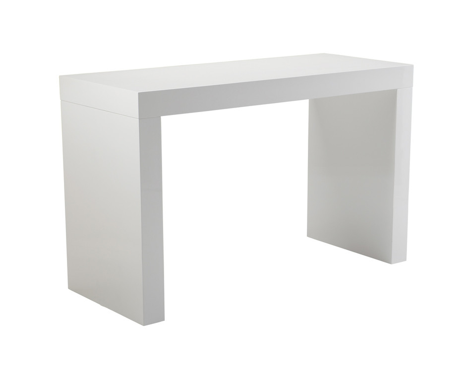 Faro High Gloss White Counter Table