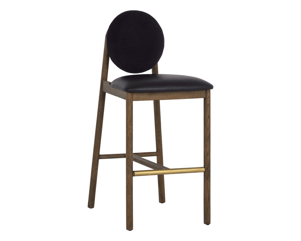 Orabell Barstool Bravo Black / Abbington Black