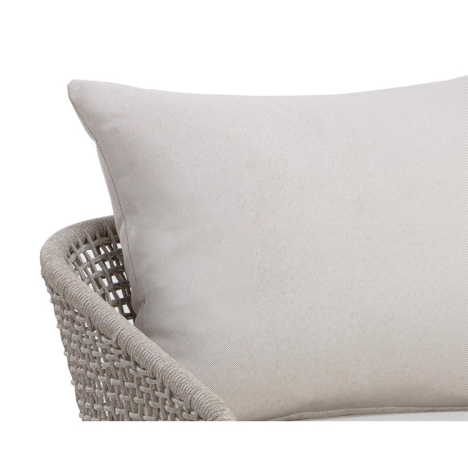 Capri Greige & Palazzo Cream Outdoor Lounge Chair, view 6