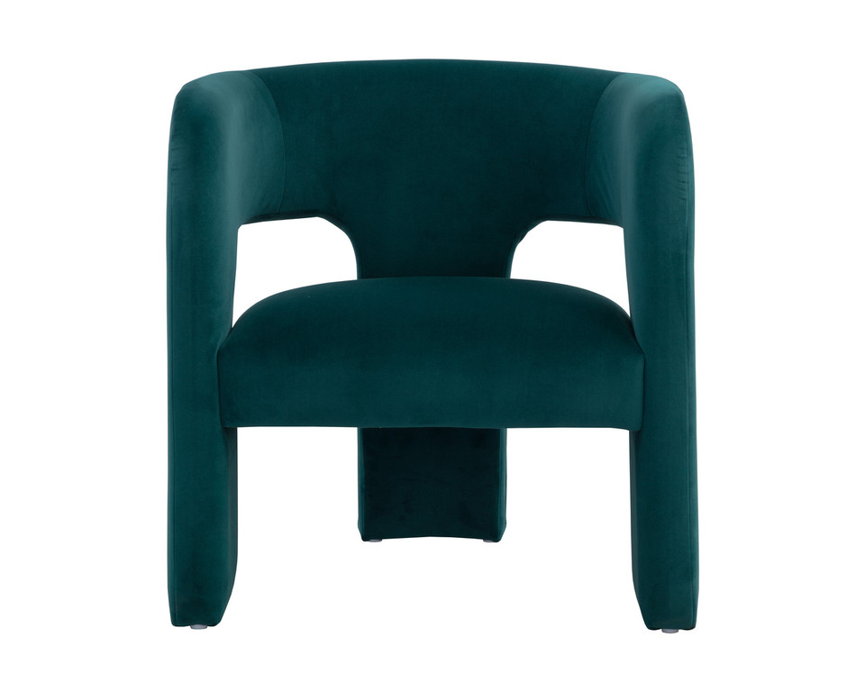 Isidore Meg Teal Lounge Chair