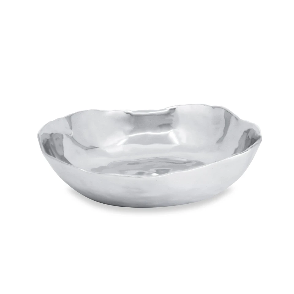 Soho Silver Osaka Large Serving Bowl | Bone & Brass