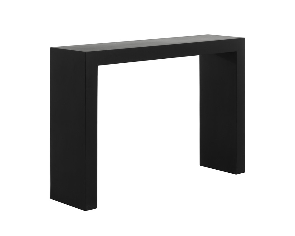 Axle Black Console Table