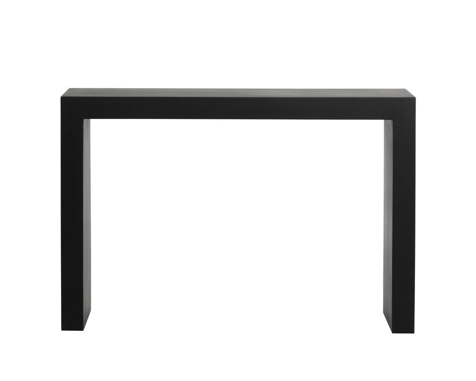 Axle Black Console Table