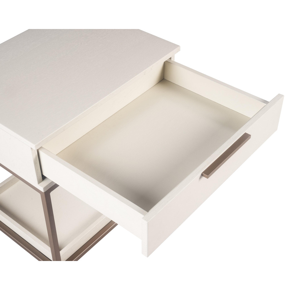 Rebel Small - Champagne Gold - Cream Nightstand, view 7