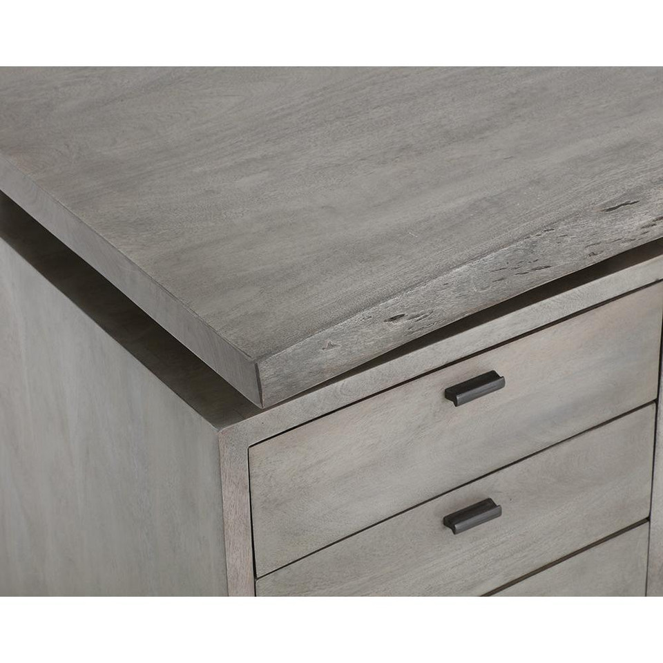 Lewis Grey Desk, view 4