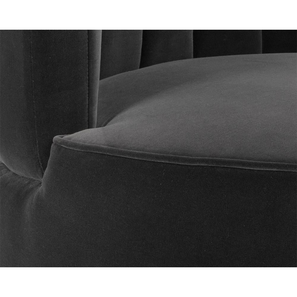 August Shadow Grey Lounge Chair