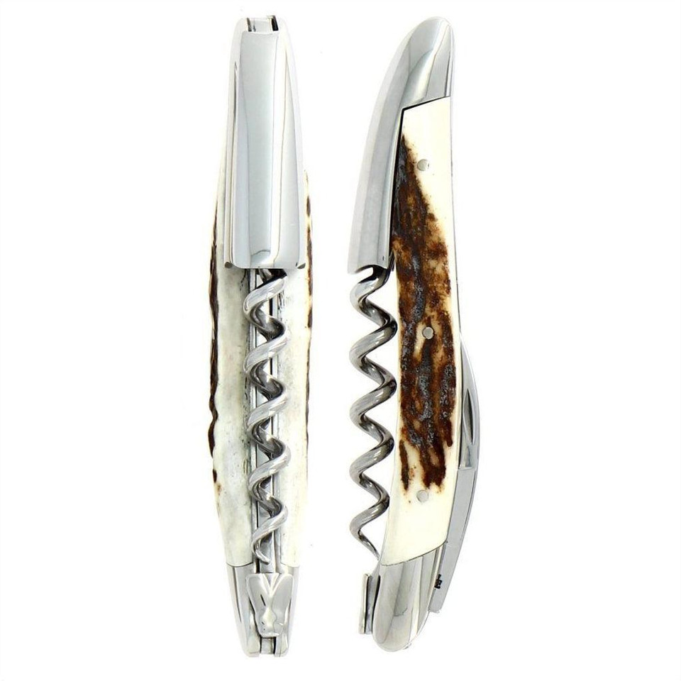 Forge de Laguiole Corkscrew Elk Stag Handle | Bone & Brass