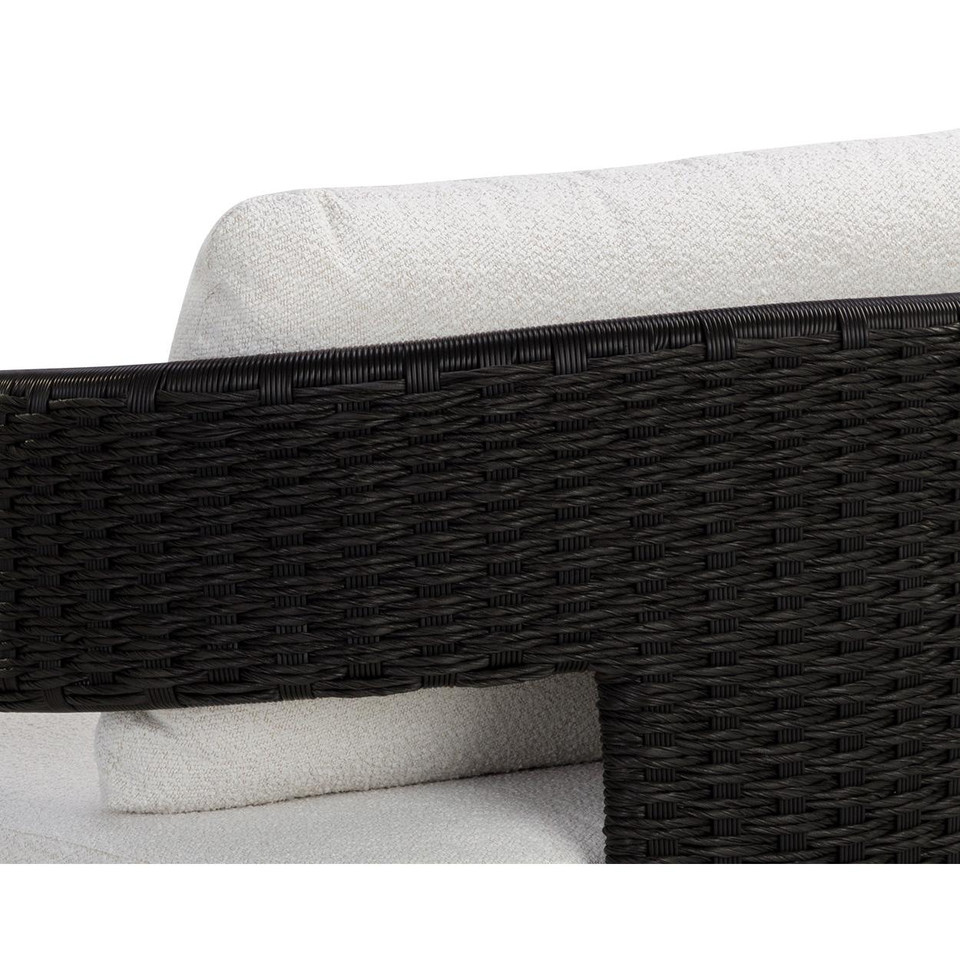 Pylos Black - Louis Cream Lounge Chair, view 4