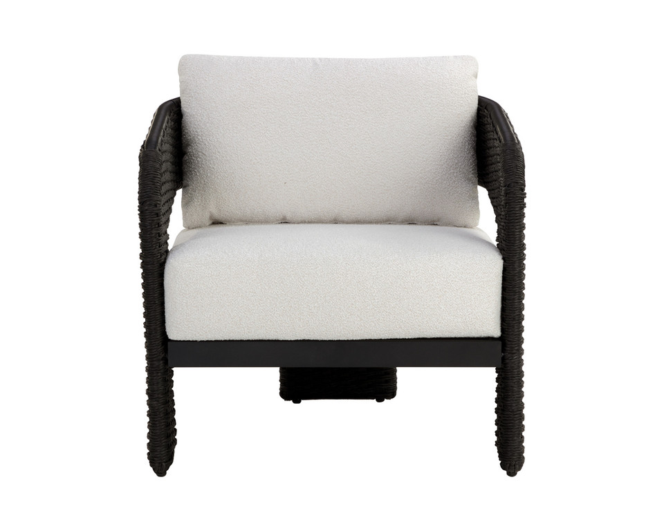 Pylos Black - Louis Cream Lounge Chair