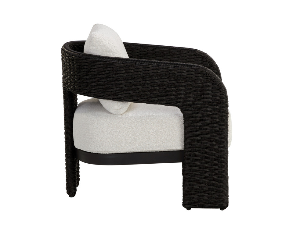 Pylos Black - Louis Cream Lounge Chair
