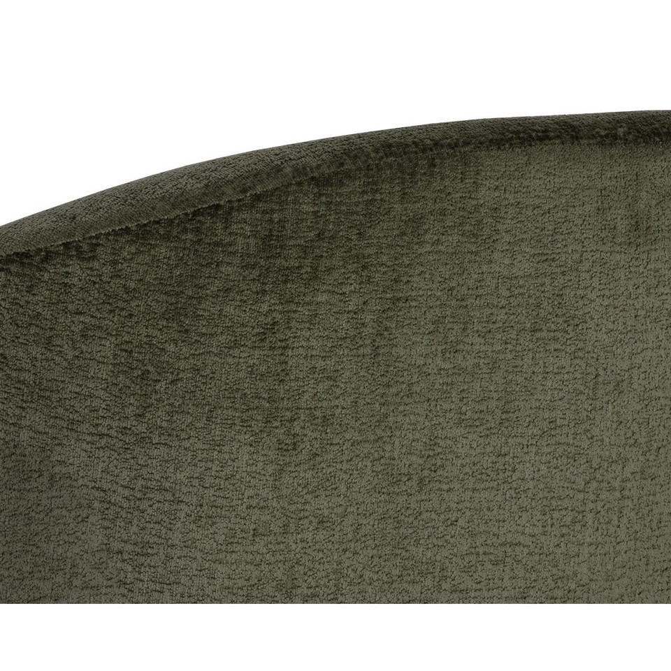 Bliss Swivel Bergen Olive Lounge Chair, view 4