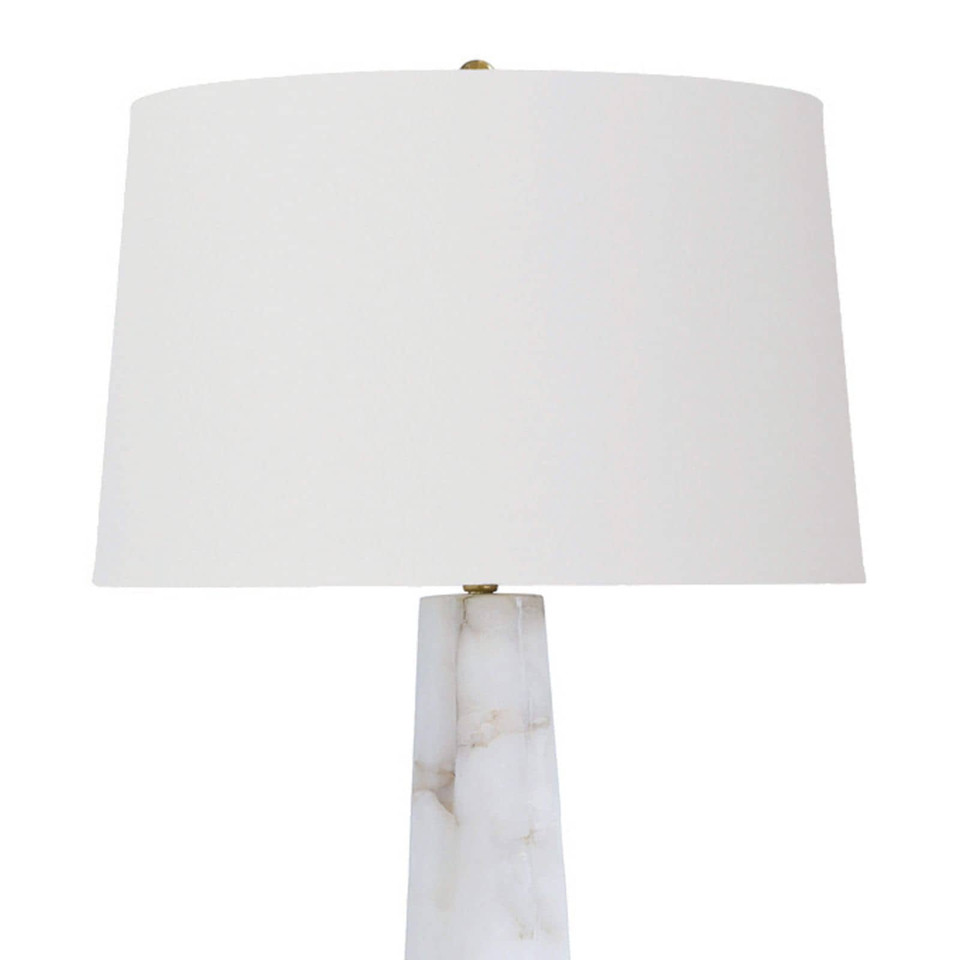 Quatrefoil Alabaster Table Lamp Large, view 4