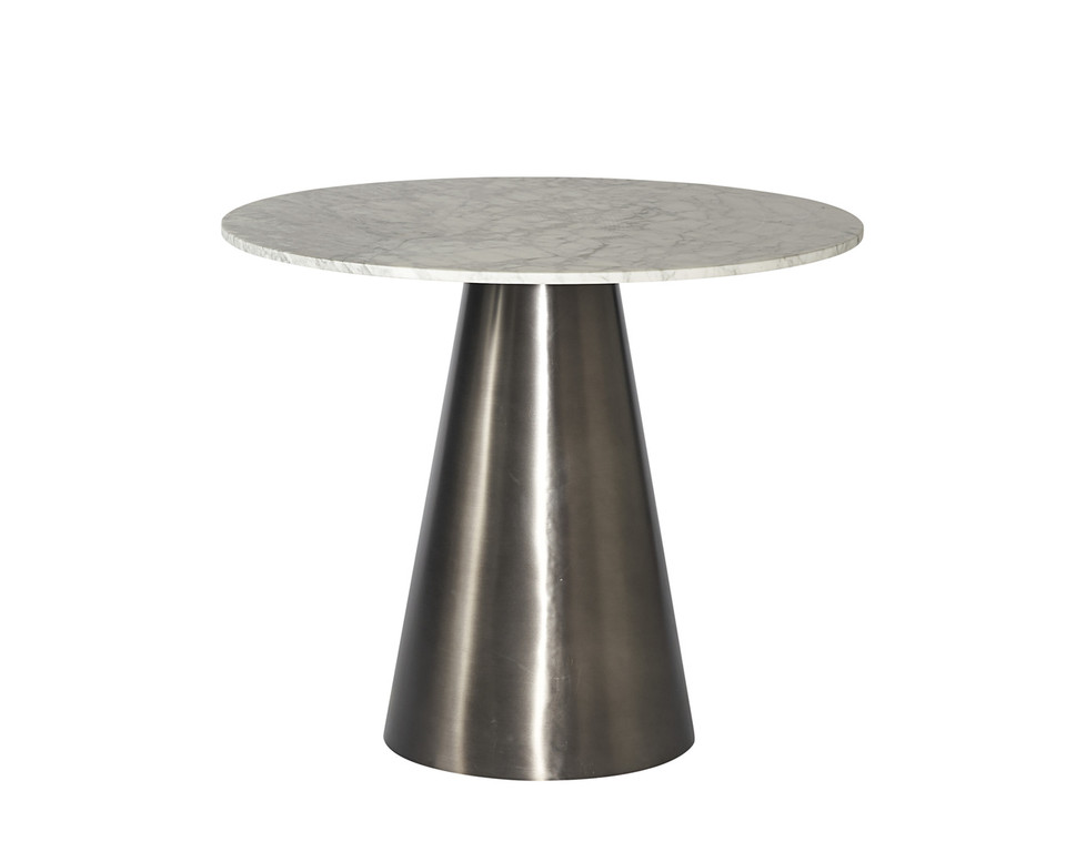 Damon Bistro Gunmetal - 35.5" Table