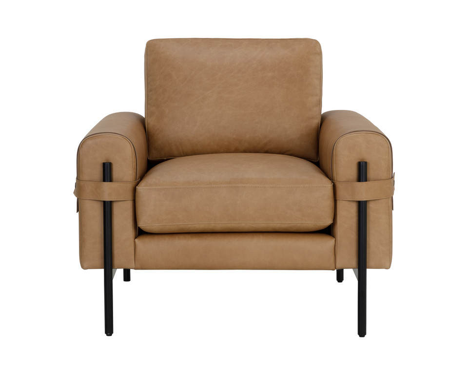 Camus Ludlow Sesame Leather Armchair