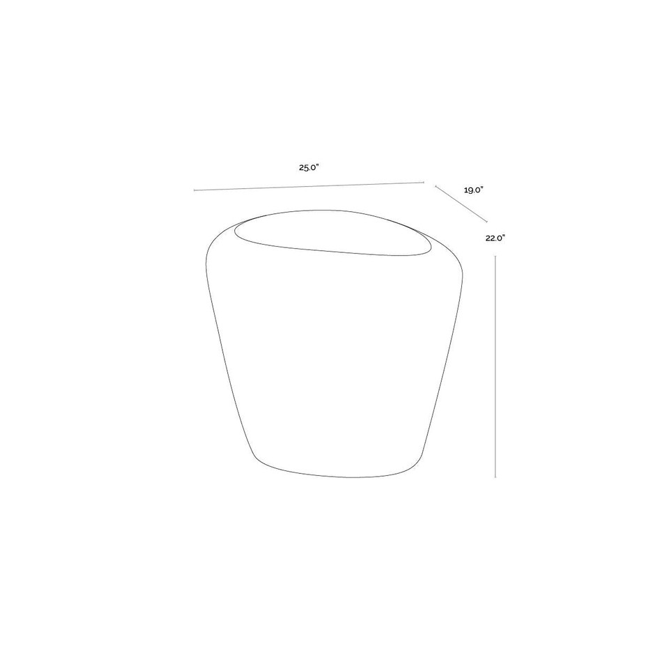 Corvo White Side Table, view 3