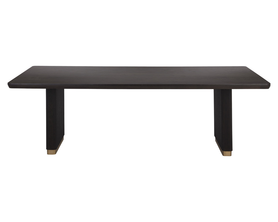 Kalla Rectangular - Charcoal - 96" Dining Table