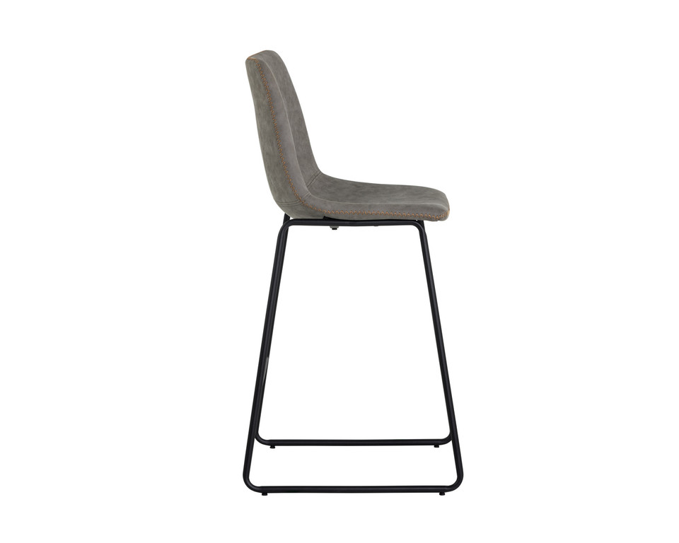 Cal Antique Grey Counter Stool