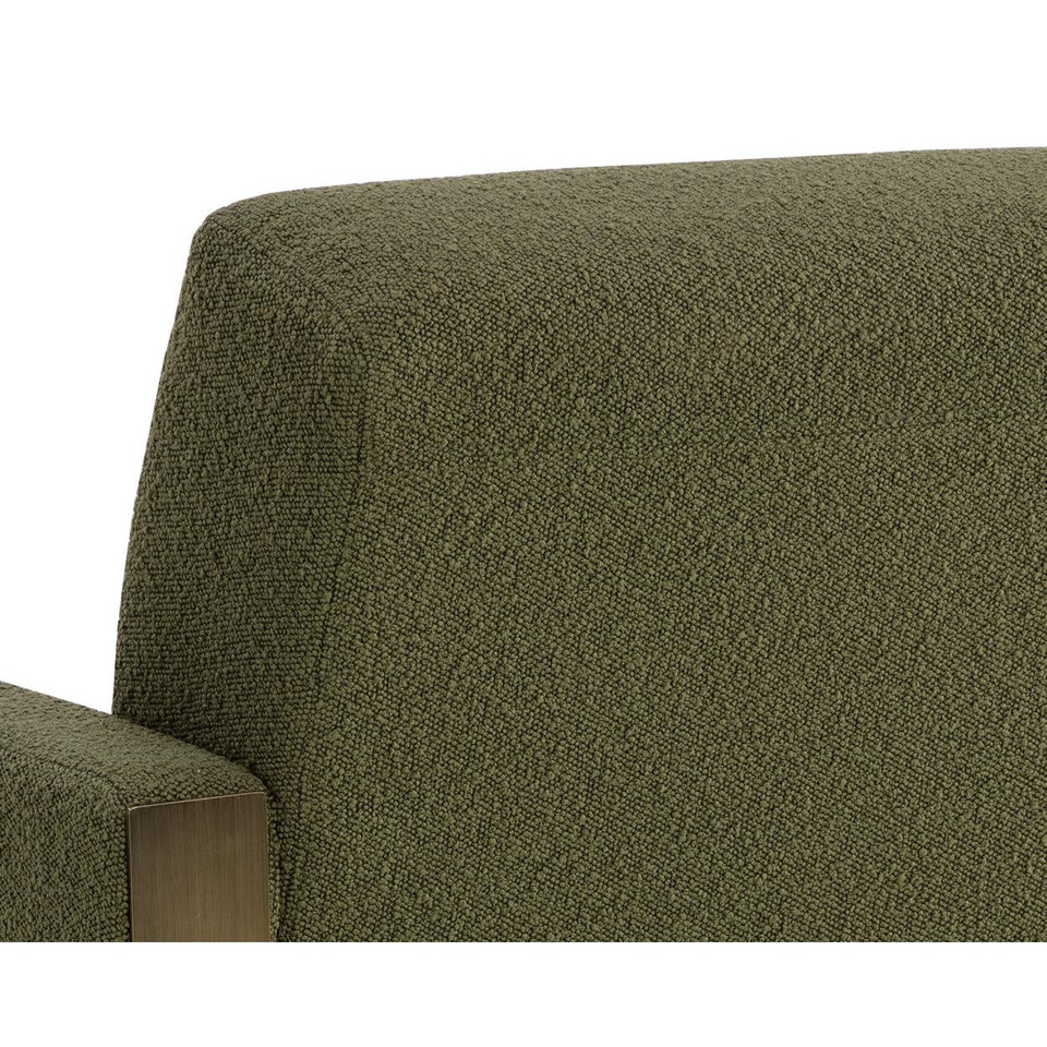 Forester Copenhagen Olive Lounge Chair, view 4