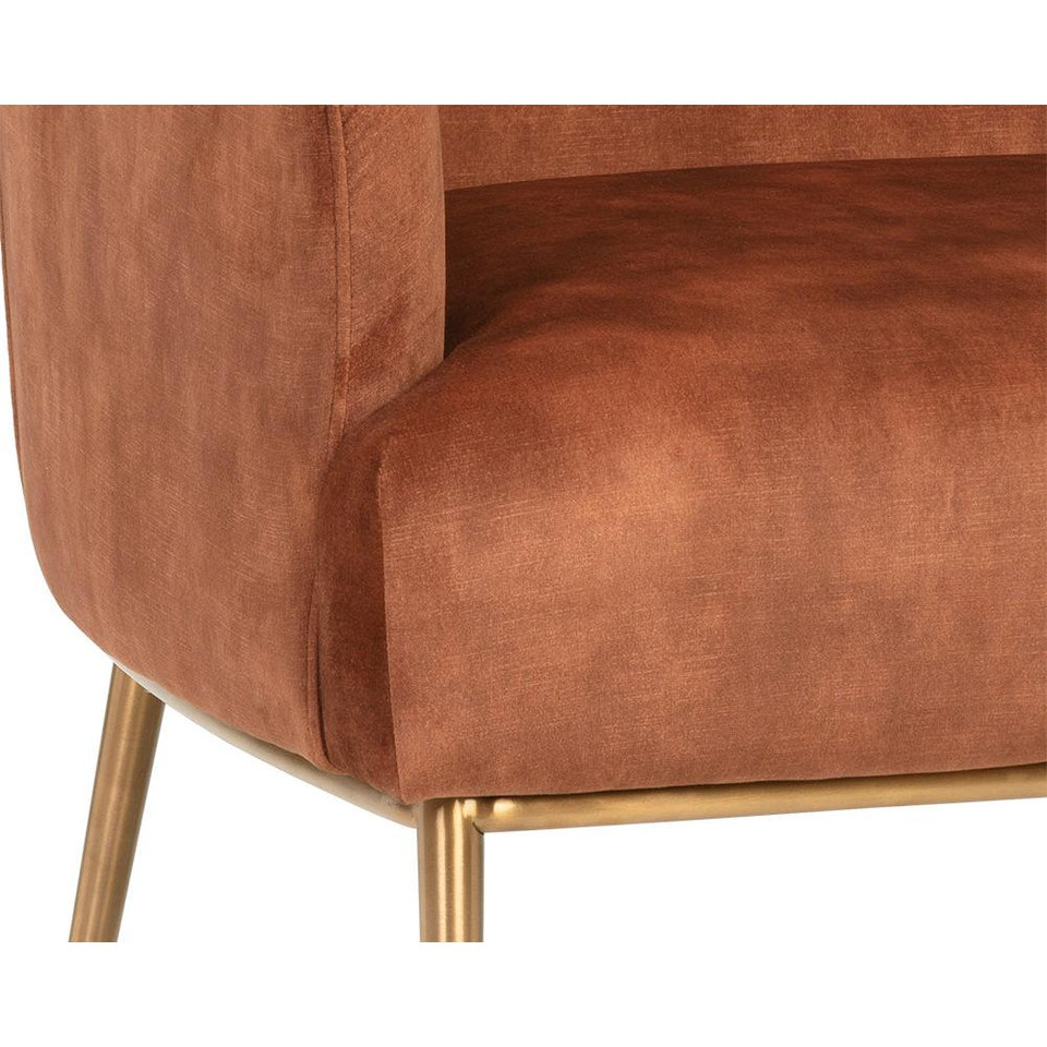 Cameron Nono Rust Lounge Chair