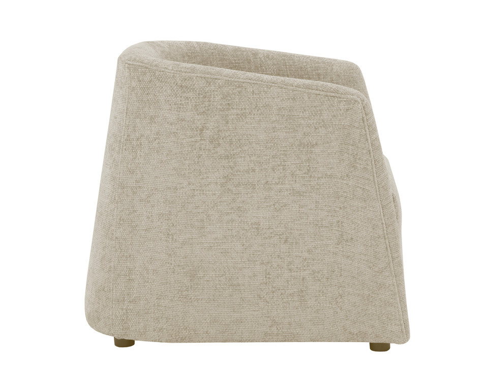 Serenade Taupe Upholstered Lounge Chair