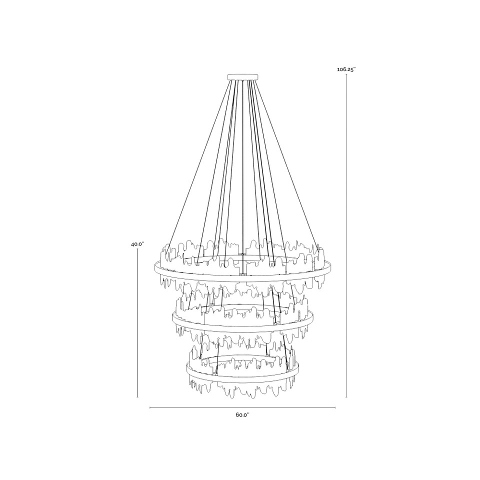 Icarus Large Chandelier, view 10