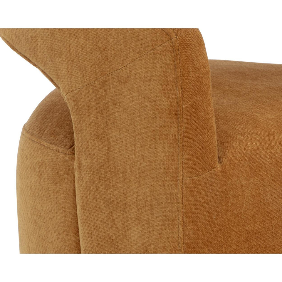 Lloret Wheeled Dining Danny Amber Armchair