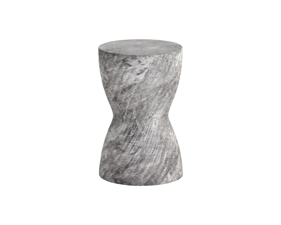 Cara End Marble Look - Grey Table