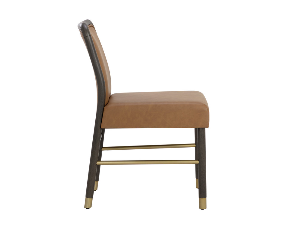 Jeno Milliken Cognac Dining Chair