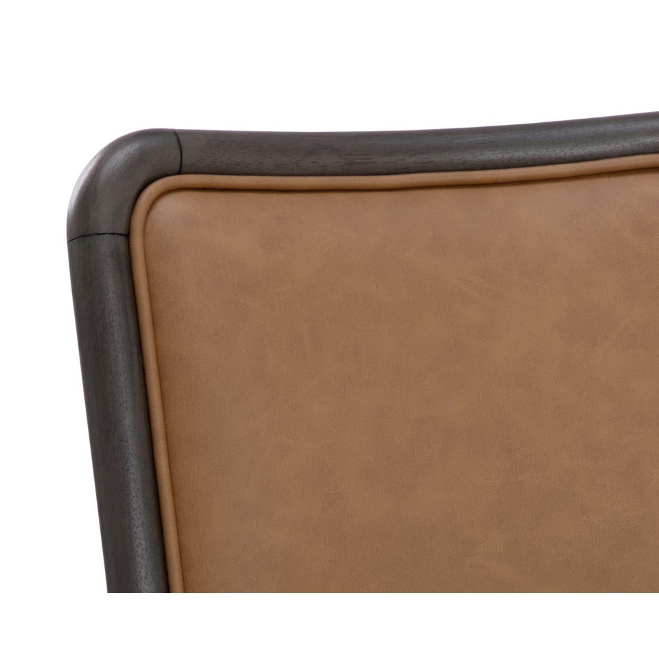 Jeno Milliken Cognac Dining Chair, view 2
