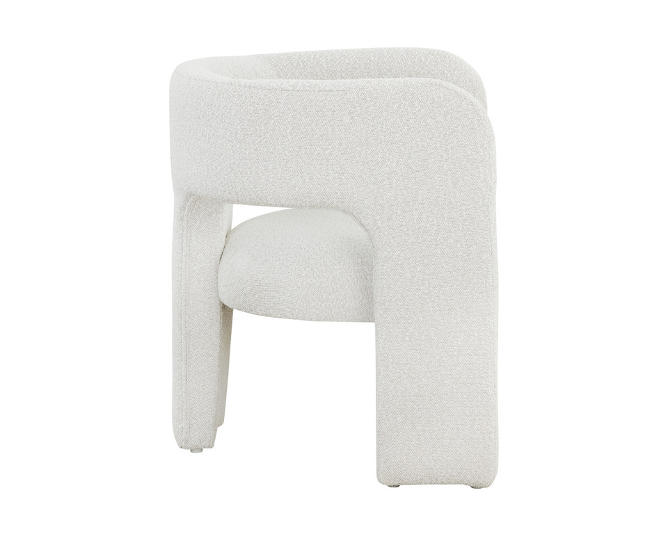 Isidore Copenhagen White Lounge Chair