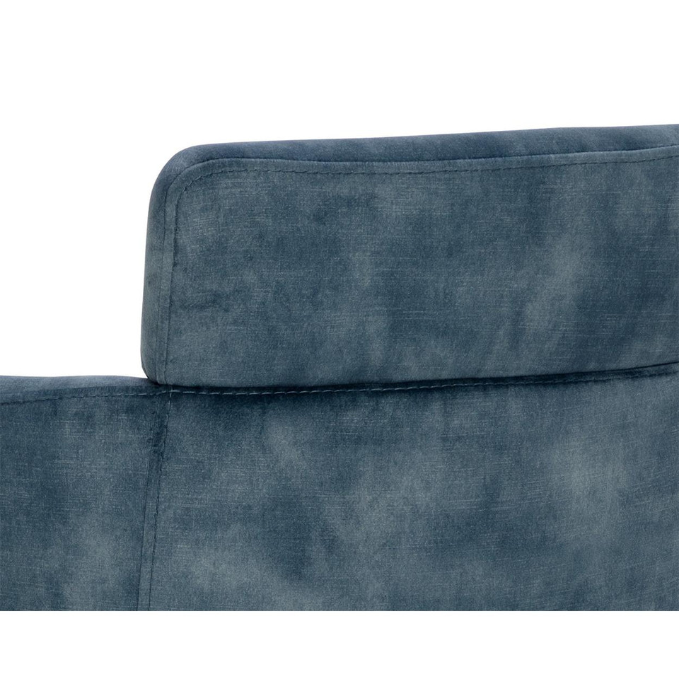 Sharqui Dining Nono Petrol Armchair, view 6