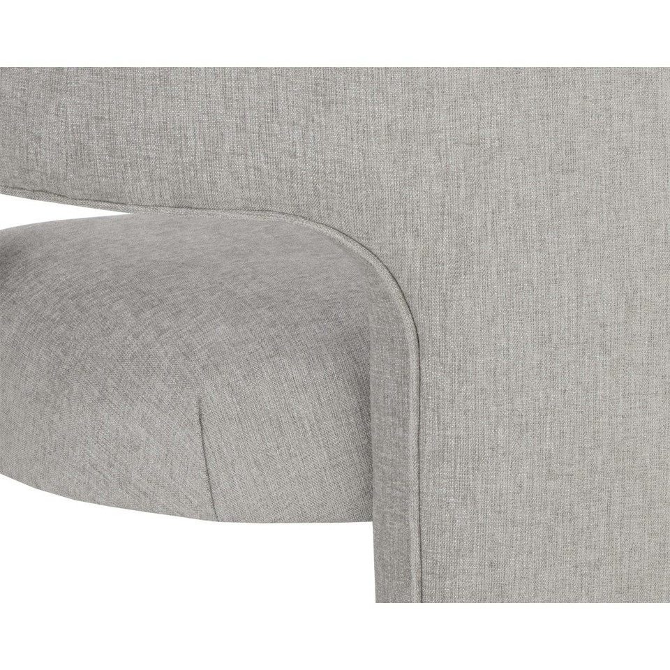 Isidore Ernst Sandstone Lounge Chair, view 3