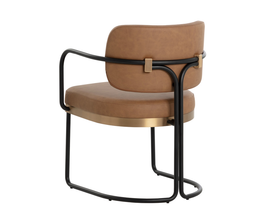 Jalen Dining Milliken Cognac Armchair