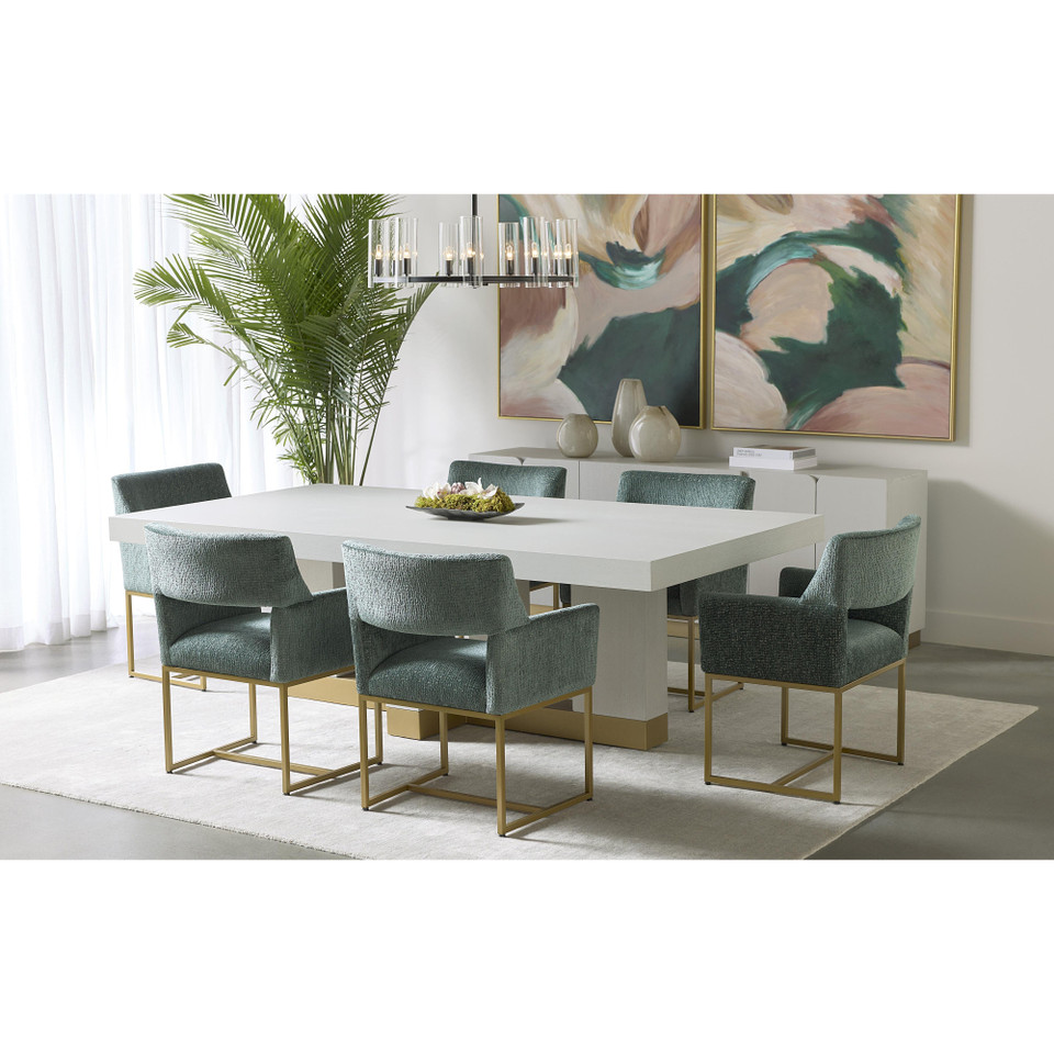 Greco Gauntlet Grey - 94.5" Dining Table, view 3