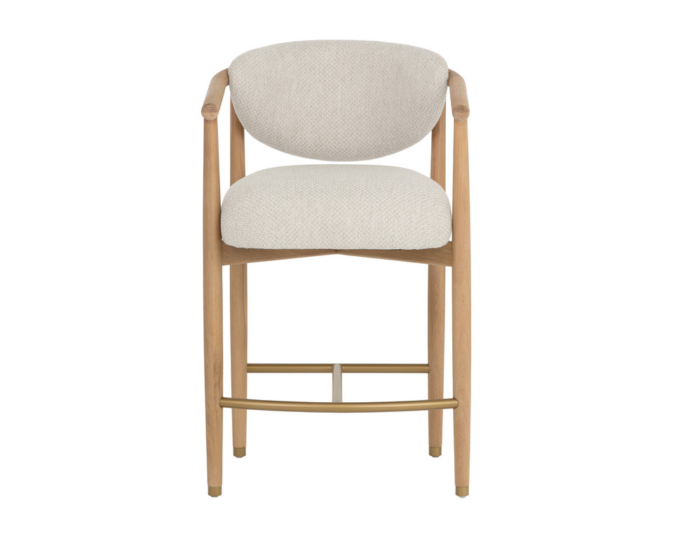 Sigrid Light Oak - Monument Oatmeal Counter Stool