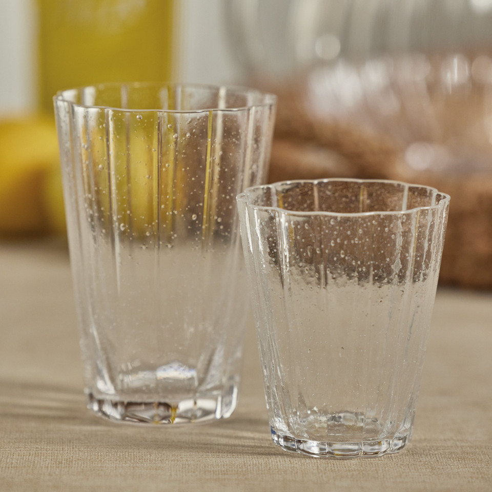 Benoit Bubble Highball Glasses, Set 4 - Glass Detail | Bone & Brass
