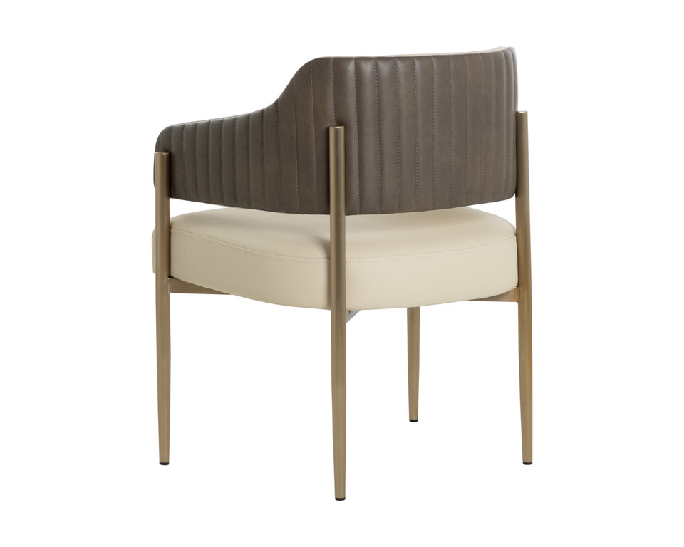 Tova Dining Dillon Cream / Bravo Ash Armchair