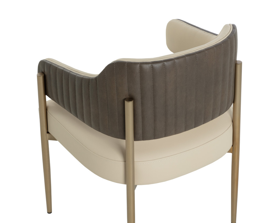Tova Dining Dillon Cream / Bravo Ash Armchair