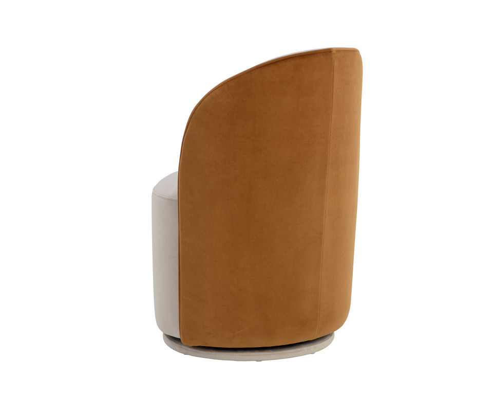 Cavoli Swivel Meg Taupe / Meg Gold Dining Chair