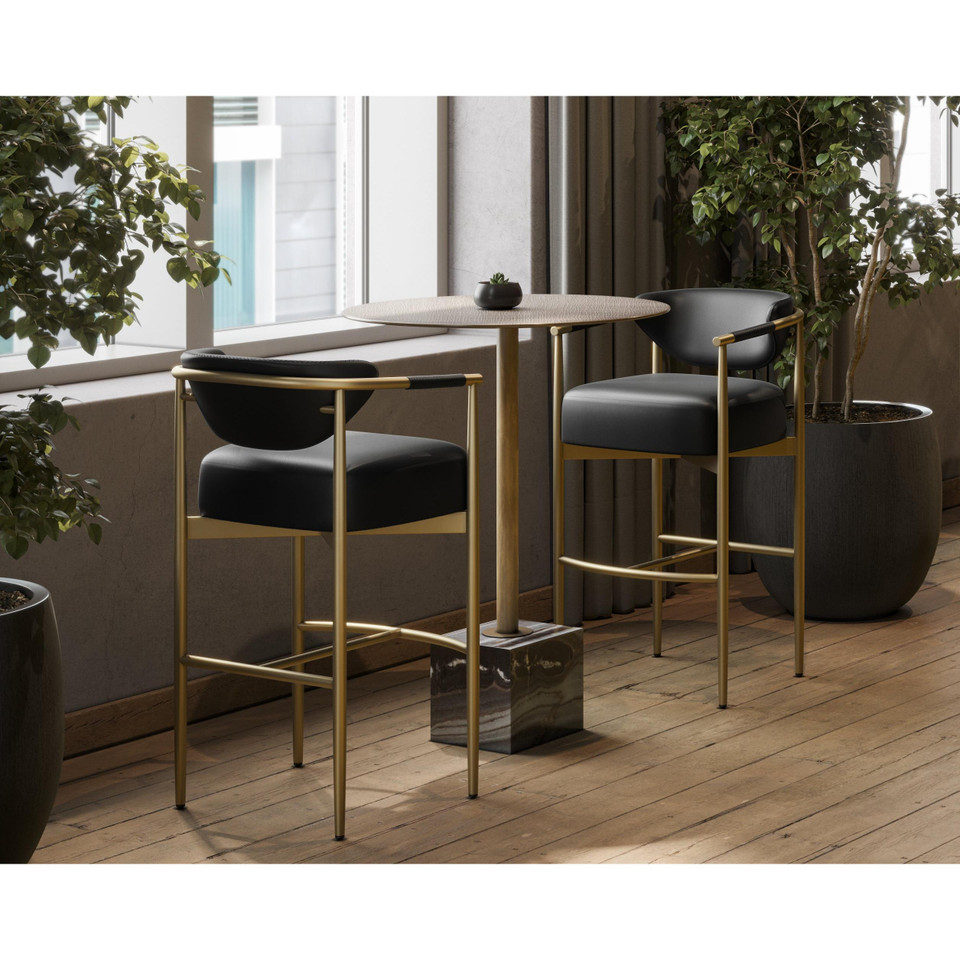 Kata Bar Grey Marble Table
