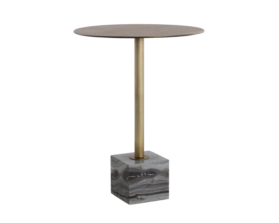 Kata Bar Grey Marble Table